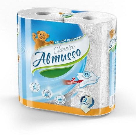 Kuchyňské utěrky Almusso bílé 2vr./ 1ks | Papírové a hygienické výrobky - Utěrky a ručníky Kuchyňské utěrky Almusso bílé 2vr./ 1ks | Papírové a hygienické výrobky - Utěrky a ručníky